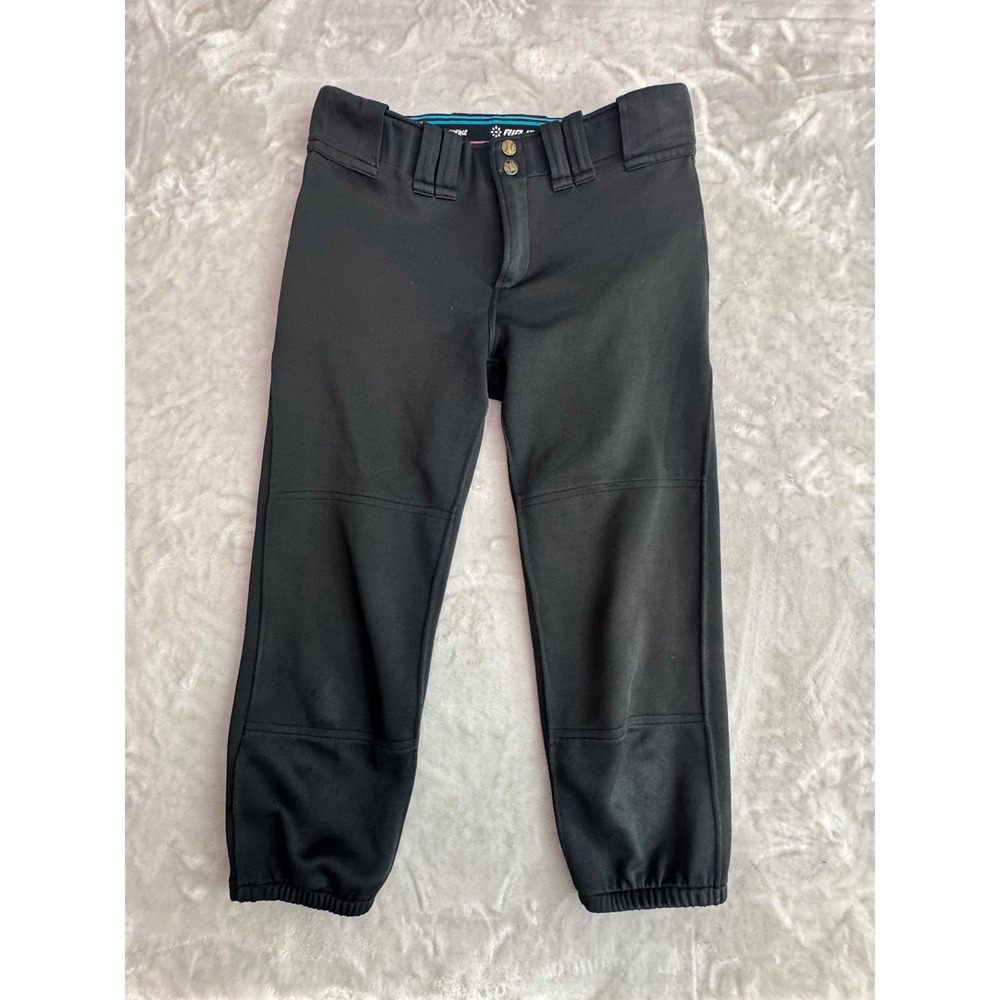 Rip-It Classic Softball‎ Pants Women Small Black Adira Reinforced Knee Athletic